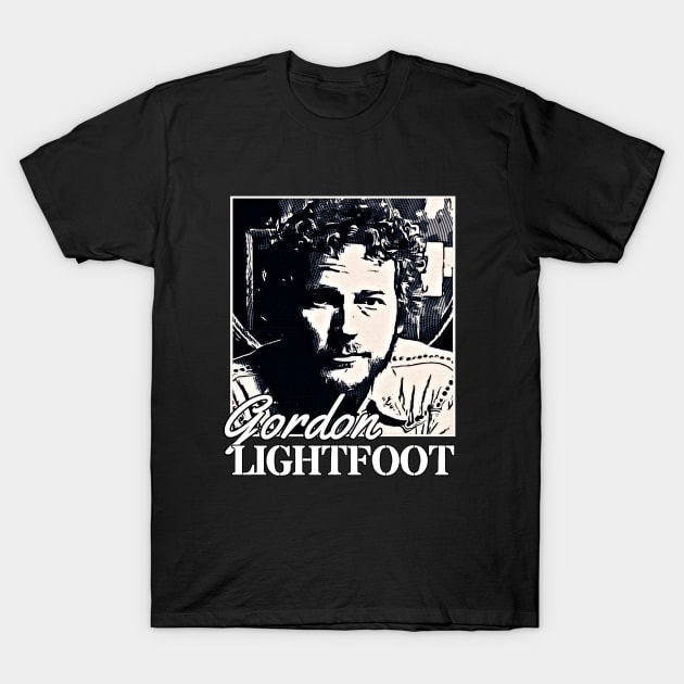 Gordon Lightfoot T-Shirt by Zachariya420